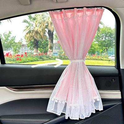 Lace Car Sunshade Curtain UV Protection Baby Car Sunshades Vehicle Privacy Shades  Side Window