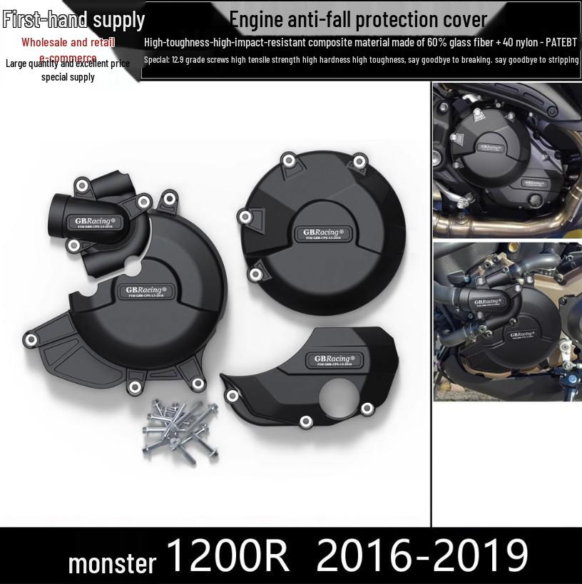 Ducati Monster 1200R 2016-2019 Engine Protection Anti-Fall Cover