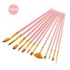 12pcs Paint Brushes Set Kit Multiple Mediums Brushes with Nylon Hair for Artist Acrylic Aquarelle
