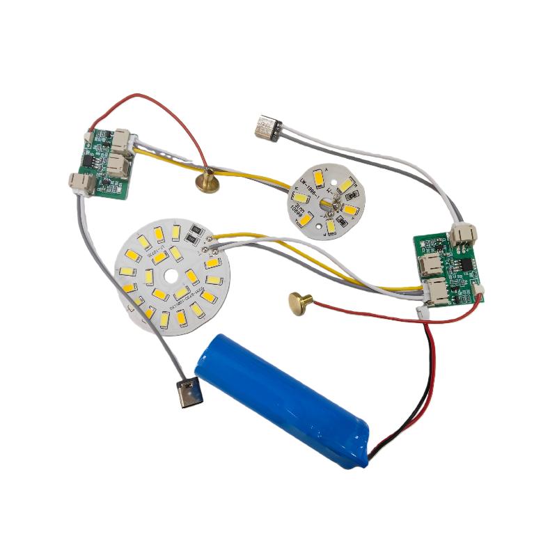 1 Set LED Light Panel Dimming Controller Remote Control 5V Light Source Three Color Change With ON/OFF Touch Switch Charge Typec