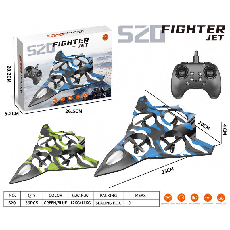 Cross-border Stunt Drone: Altitude Hold, Flip, Hover RC Quadcopter Glider