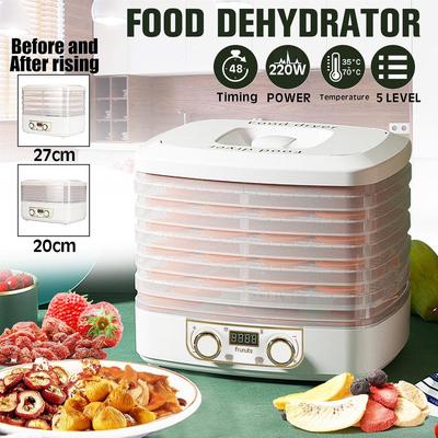 5 Layers Food Dehydrator Fruit Vegetables Herb Meat Dryer Food Electric Drying Machine DIY Pet Meat Snacks For Home 220v