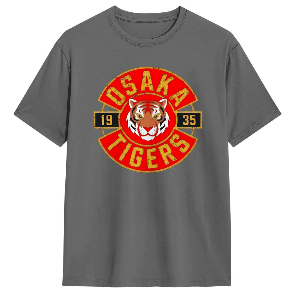 Unisex T Shirt Osaka Tigers 1935 T Shirts Popular Summer Tee Shirt Y2K Retro 100 Cotton Clothes Plus Size 5XL