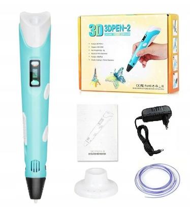 3D Pen for Kids Creative Printer Fun PE12 Blue Refill