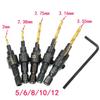 Hexagonal Countersink Drill Bit Set for Woodworking