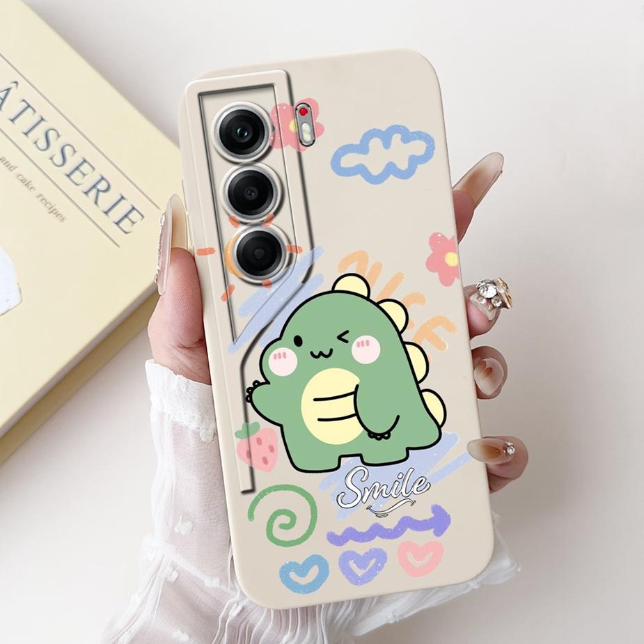 For Tecno Camon 40 CM5 Case Camon40 Pro 4G CM6 Cute Cat Astronaut Cartoon Cover Soft Silicone Case For Tecno Camon 40 Pro Fundas