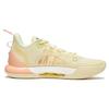 Li Ning Yu Shuai Evolution Low Honeydew Slip Resistant Durable Lightweight Low Top Basketball Shoes Men Sneaker Light-Cream-Yellow ABAS161-3