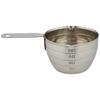 Pearl Metal 200ml Silver Stainless Steel Measuring Cup, VegiLive CC-1129
