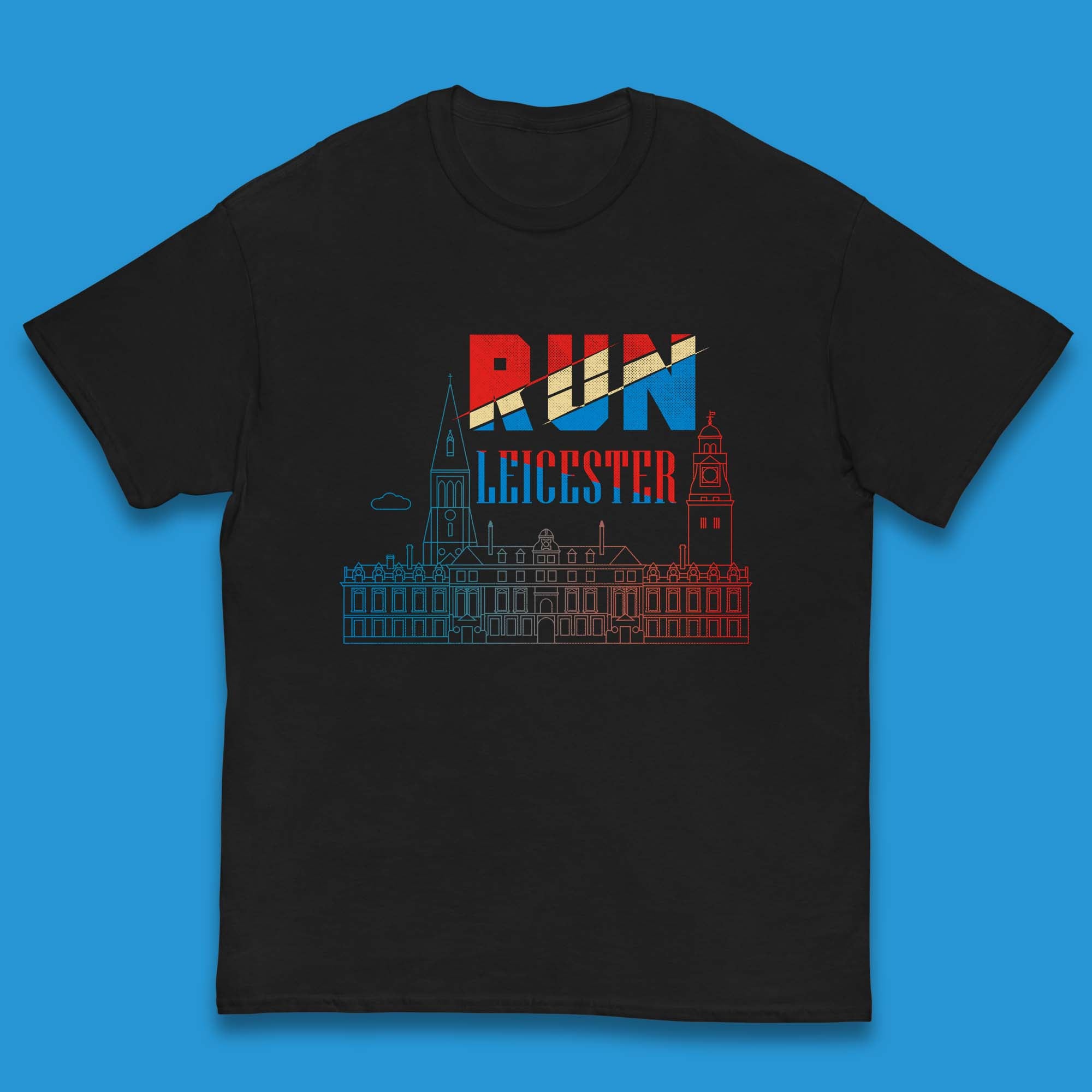 

Run Leicester Festival - Souvenir Race Leicester Running Kids T Shirt 120