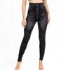 Women's Stylish Printed Faux Denim Leggings - Butt-lifting Super Stretch Plus Size Base Layer Pants