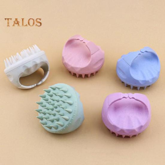 Scalp Massager Shampoo Brush with Soft Bristles Ergonomic Handle Portable Travel Hair Growth Dandruff Removal Scalp Exfoliator Scrubber Cleaning Brush