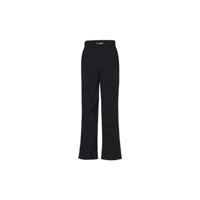Solid Color Pleated Loose Straight Casual Sports Pants Women Pants Black DV8219-010