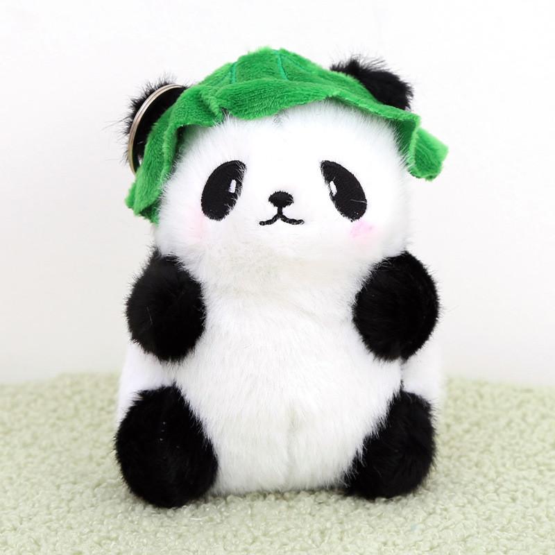 Panda Plush Toy Keychain For Bags And Gifts With Soft Pp Cotton Filling And Animal Design
