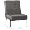 Vidaxl Fotel, 65X79X87 Cm, Ciemnoszary, Obity Aksamitem