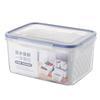 Rectangular Transparent Food-Grade Plastic Storage Box with Lid for Refrigeration