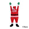 110/170cm Climbing Santa Plush Set Hanging For Window Balcony Roof Chimney 2025 Merry Christmas Gift Holiday Decor