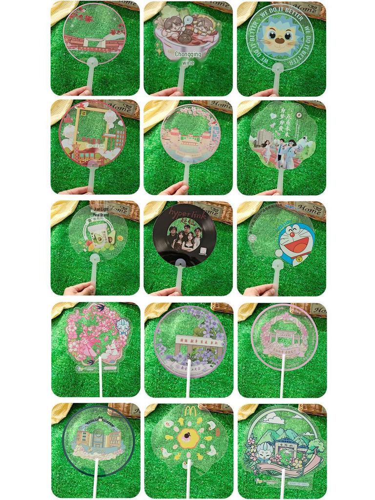 Custom Star Transparent Fan: Anime, Wedding, Anniversary & Promotional Film/TV Themed Design