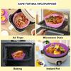 Air Fryer Silicone Basket Reusable Silicone Mold For Air Fryer Pot Oven Baking Tray Fried Chicken Mat Air Fryer Accessories