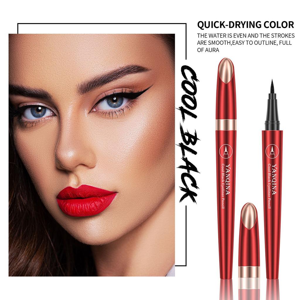24H Quick-Drying Waterproof Eyeliner Eyeliner Extremely Fine Eyeliner Makeup