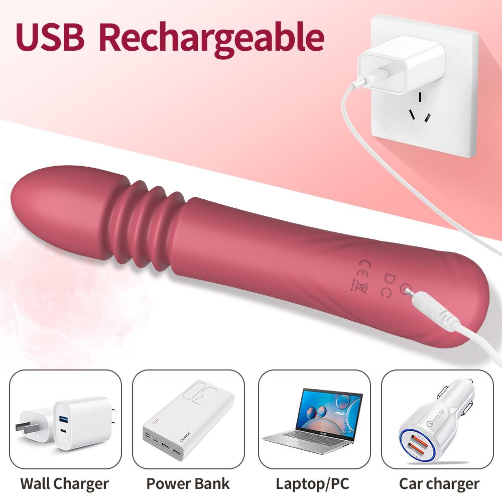 Vibrator for Woman Masturbator Sex Toy 3 Speed Telescopic 10 Vibrating G Spot Clitoris Stimulator Massager Dildo Vibrator Erotic