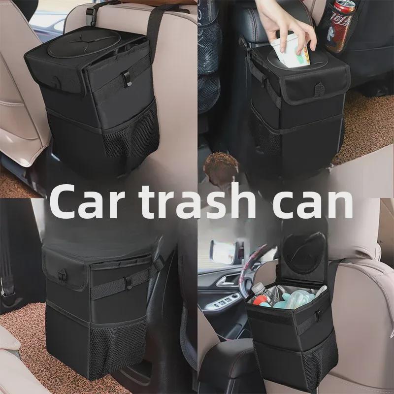 Przenośny Składany Kosz na Śmieci do Montażu w Samochodzie z Wielofunkcyjnym Designem do Zawieszania