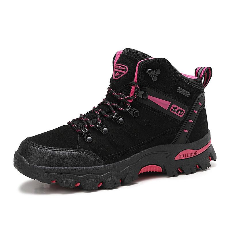 Women's Shoes Large Size Outdoor Shoes High-top Shoes Wear-resistant Shoes Mountaineering Shoes Sports Shoes Climbing Shoes Physical Training Shoes