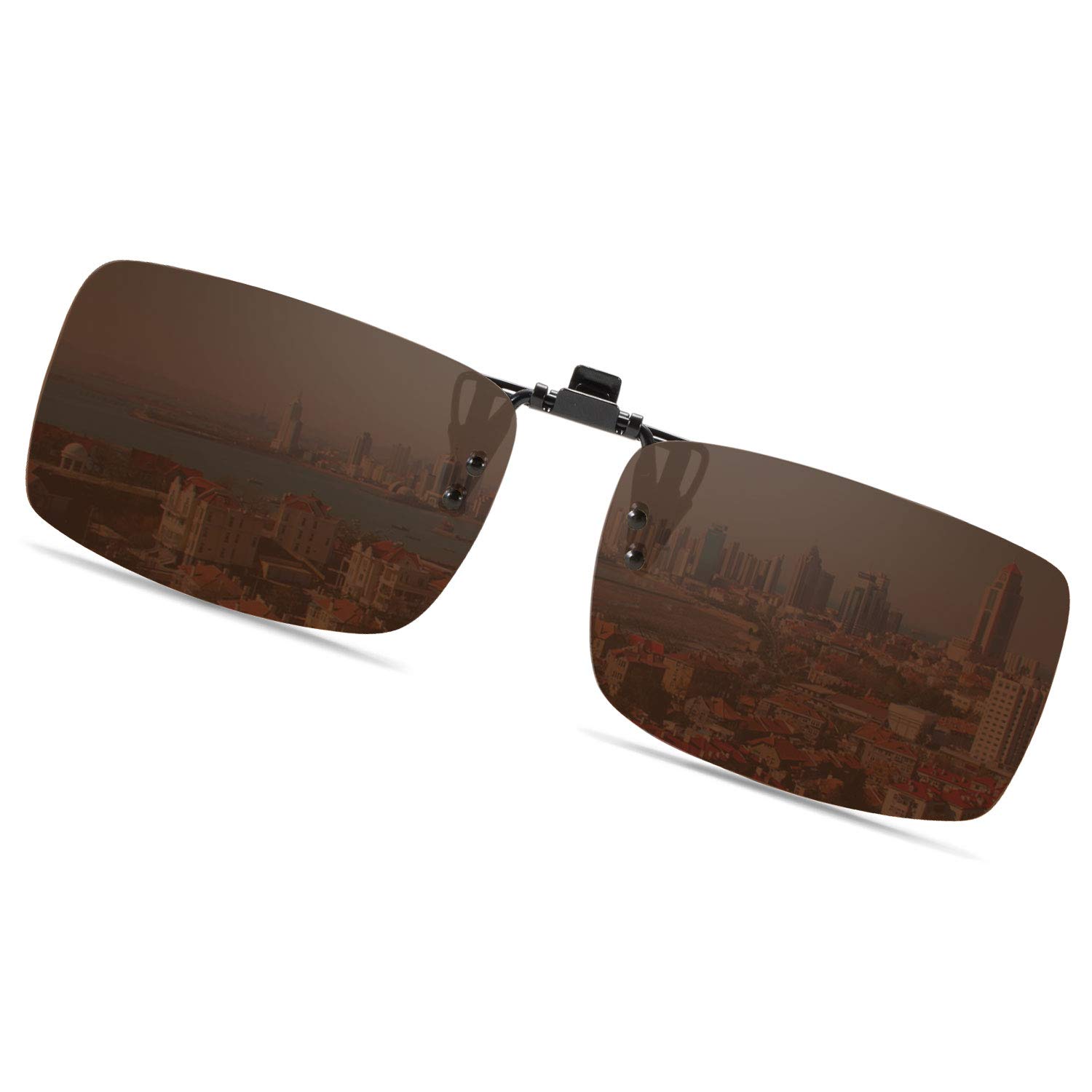 

SOXICK Sunglasses with Polarized UV Fits Over for and Clip-on Lenses, Flip-Up Design, Protection, Glasses, Unisex, Driving, Cycling, Fishing,