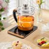 1.8L Multifunctional Glass Kettle Health Pot Tea Maker Household W/Filter Digital Heating Base For Medicine Meals/Scented Tea