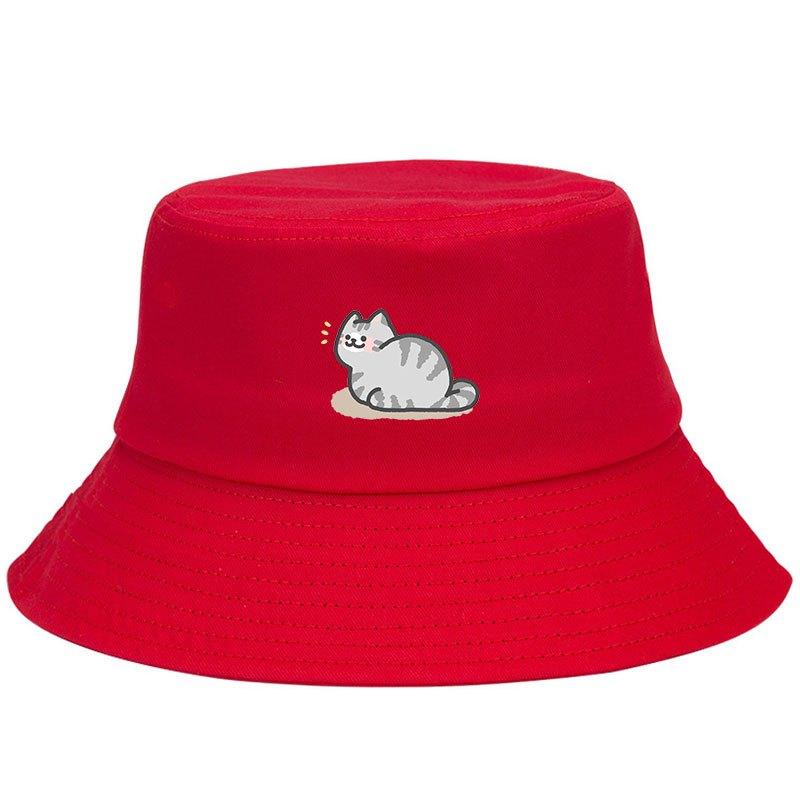 Unisex Fashionable and Versatile American Style Bucket Hats with Cute Animal Prints Adjustable Lightweight and Comfortable