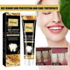 Bee venom gum protection toothpaste deep cleans teeth stains, tartar, bad breath, fresh br