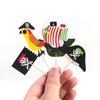 24/48pcs Pirate Cake Toppers Nautical Sailing Skull Cap Cupcake Picks for Kid Birthday Halloween Party Pirate Theme Cake Decor