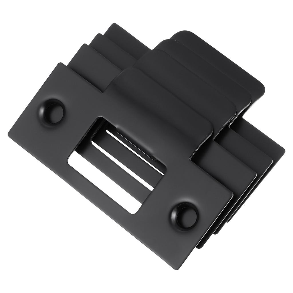 4Pcs Door Reinforcement Plates Stainless Steel Heavy Duty Deadbolt Strike Plates Latch Door Strike Plate Extender Security Kit
