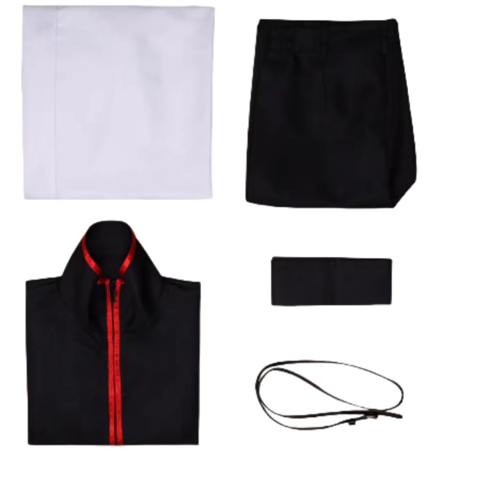 Sakata Gintoki Cosplay-Kostüme Gintama Anime Christmas'Day Party Cosplay-Kostüme Herrenbekleidung Schwarz-Weiß-Anzüge