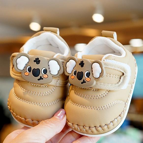 Baby Shoe 2025 Soft Sole Anti Slip Spring Autumn Comfortable Baby Shoes 0-1 Year Little Elephant Old Toddler Shoes Cartoon Cute