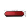 uxcell 2pcs Front Lower Fork Reflector Sticker Rear Saddlebag Side Visibility Reflector Stripe Kit Universal Oval Red