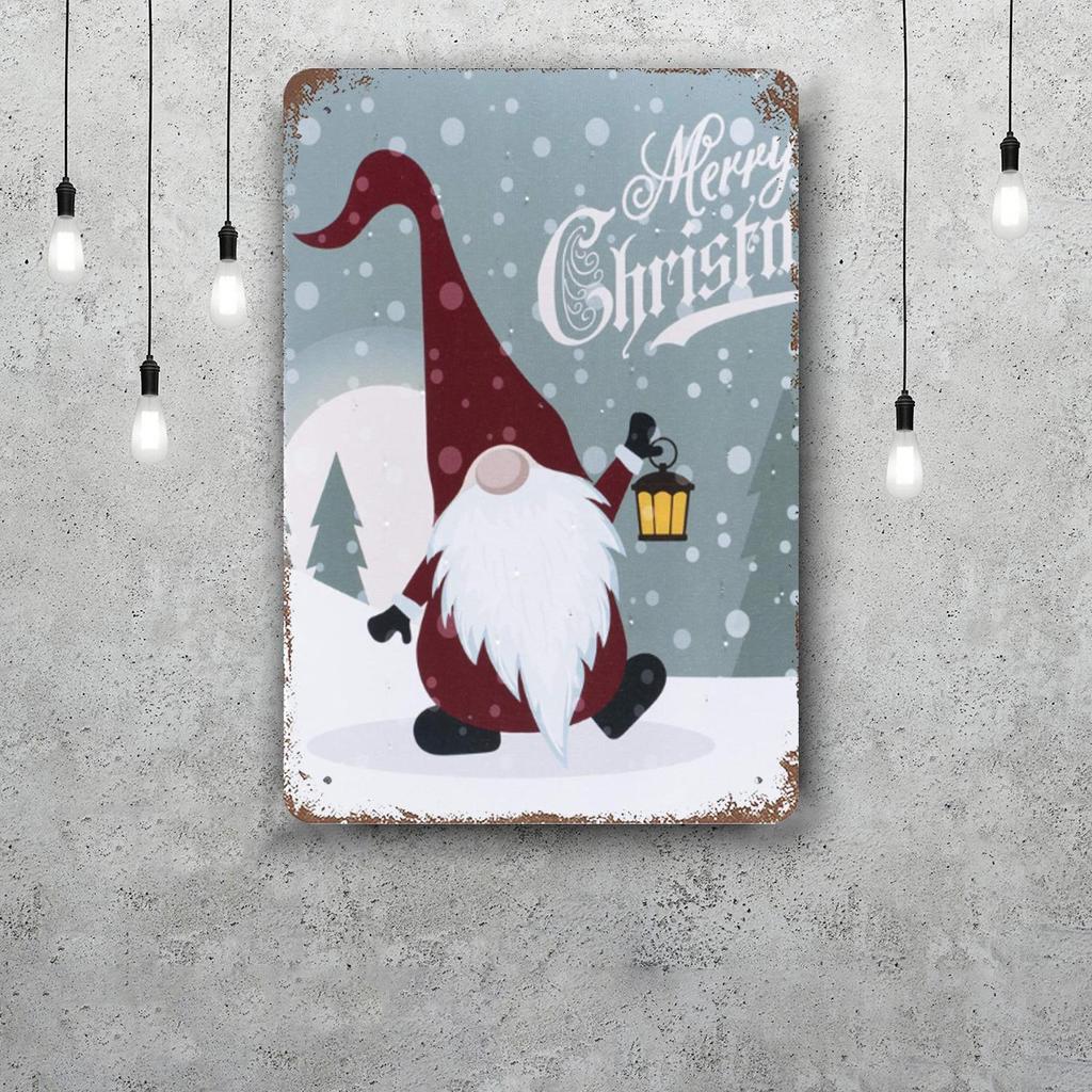 merry christmas Funny Bar Metal Sign Retro Plaque Vintage Sign Alcohol Drinker Pub Club Man Cave Kitchen Wall Decoration