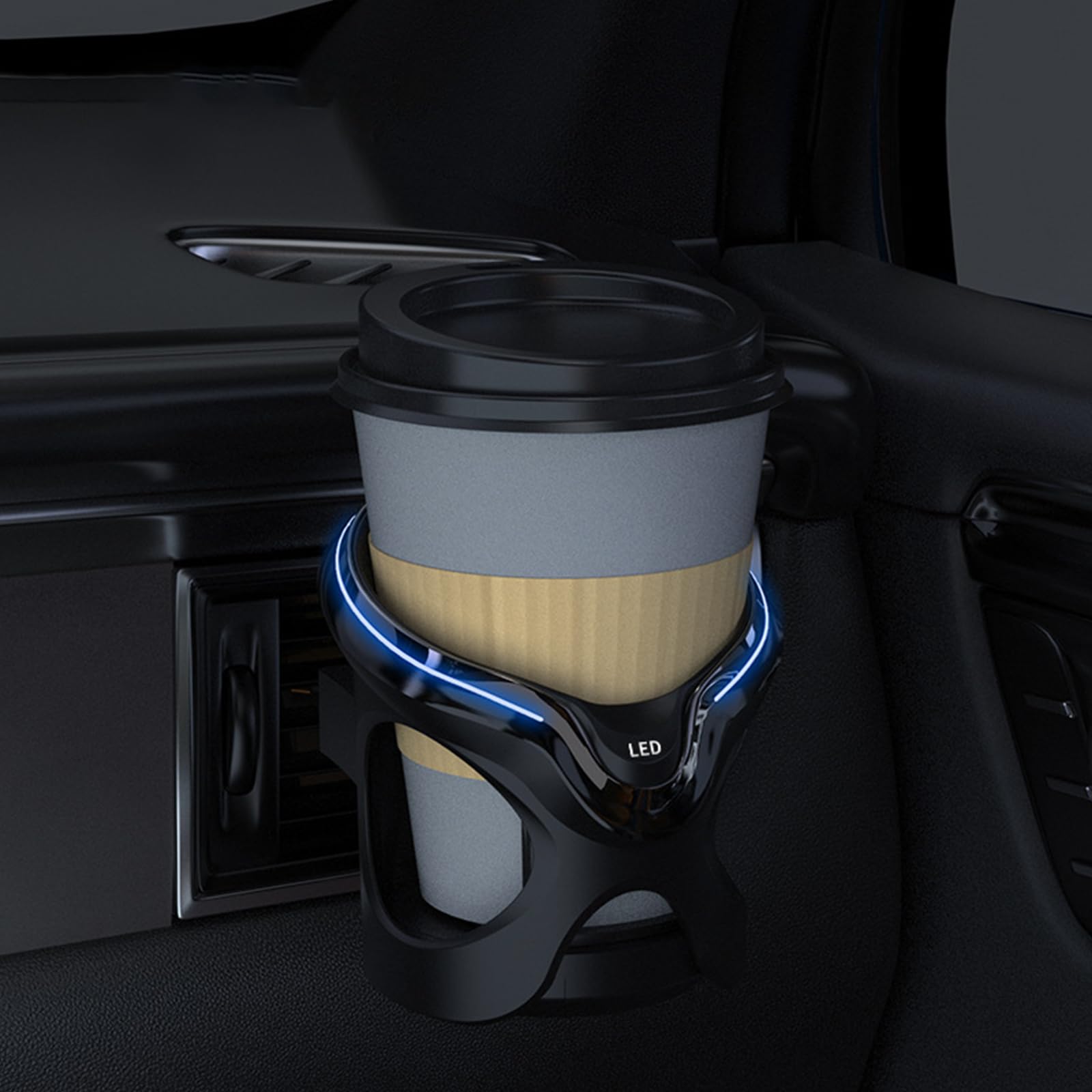 

2025 Crosstrek GU Series GUD GUE Type Car Drink Holder, Gravity Sensor LED, Air