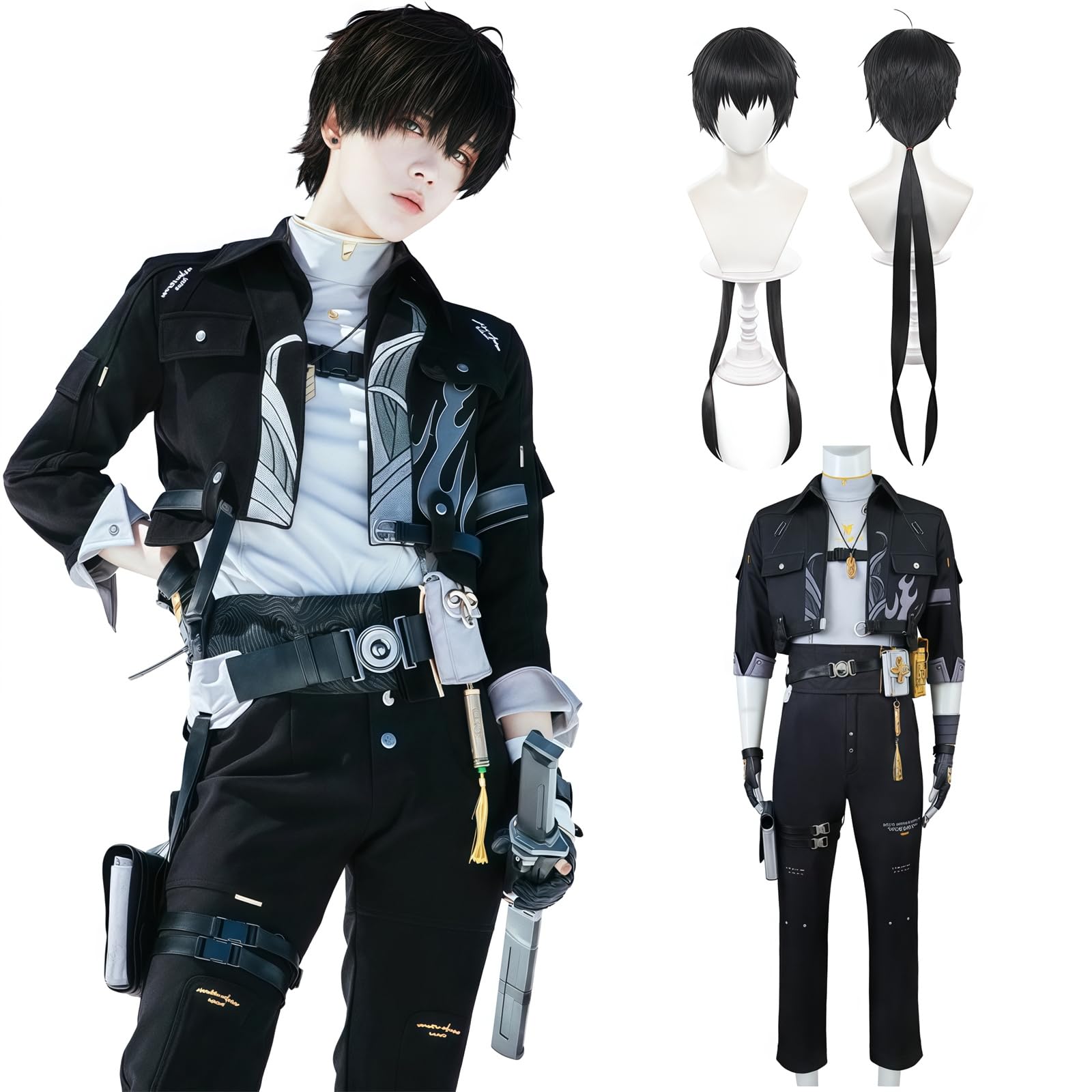 

Wuthering Waves Wanderer Cosplay Costume for Wuthering Waves Wanderer Male Protagonist Popular Game Costume for Photoshoots [NOKIJP] Men, Costume,