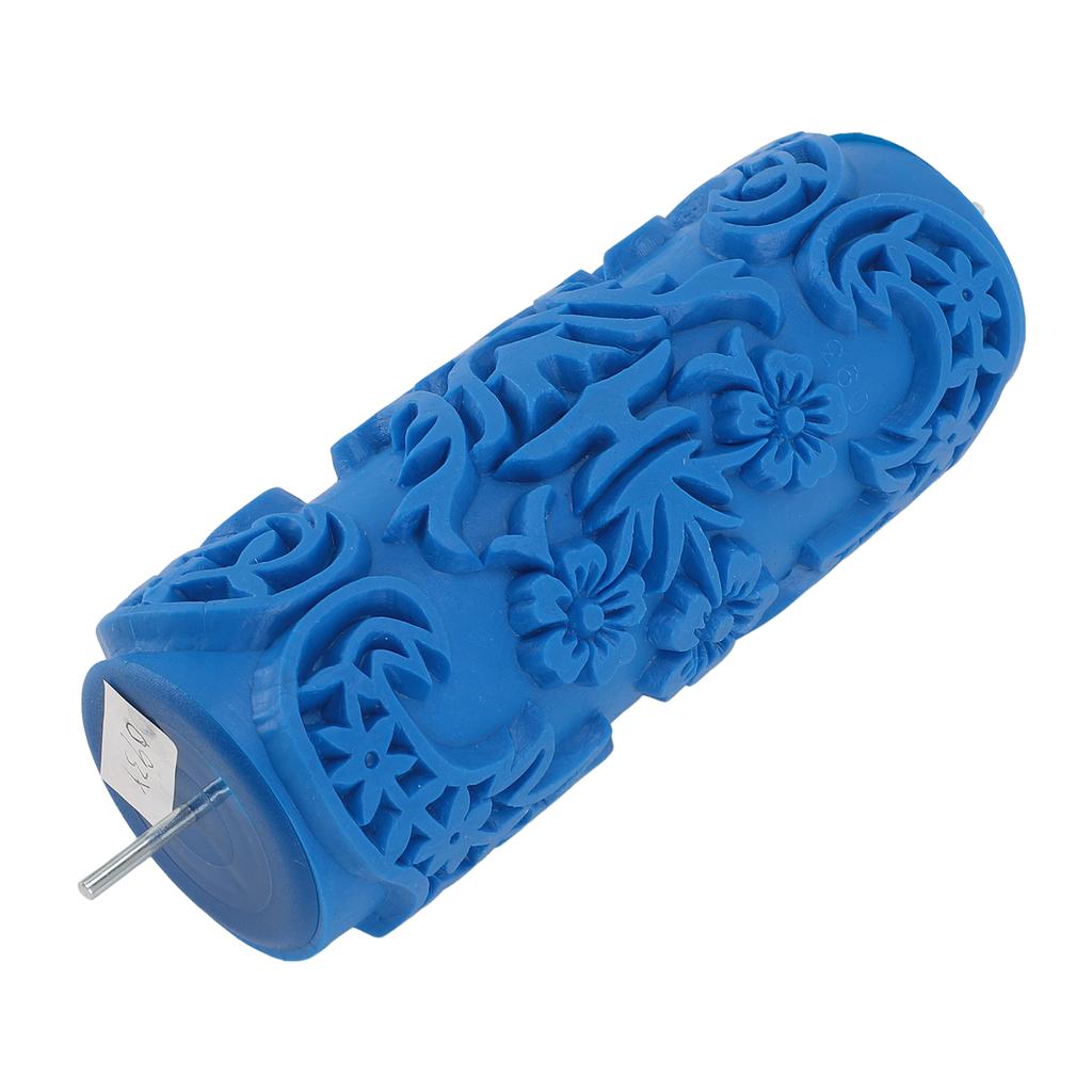 Pattern Paint Roller Wall Decoration Round Rubber Reusable Multifuntional Art Texture Roller for Furniture Cabinet