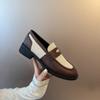 Fashion 2025 New Loafers Spring and Autumn Retro Women's Shallow Single Shoes Round Toe Platform