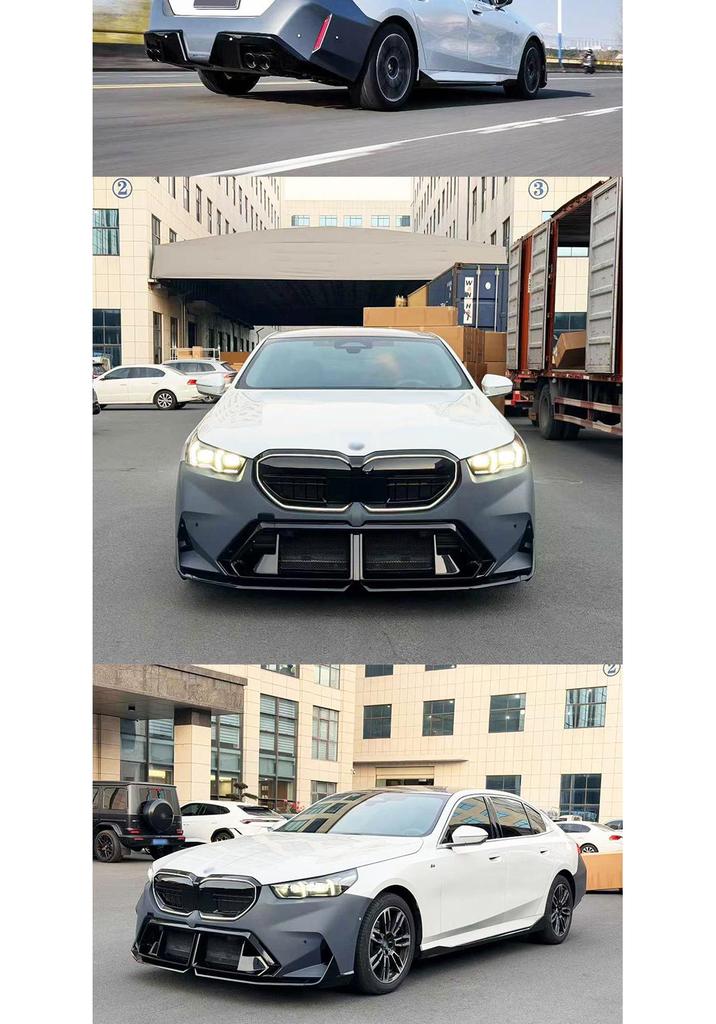 BMW 5 Series G60/G68 M5 Style Front & Rear Bumpers, Side Skirts, PP Material Body Kit