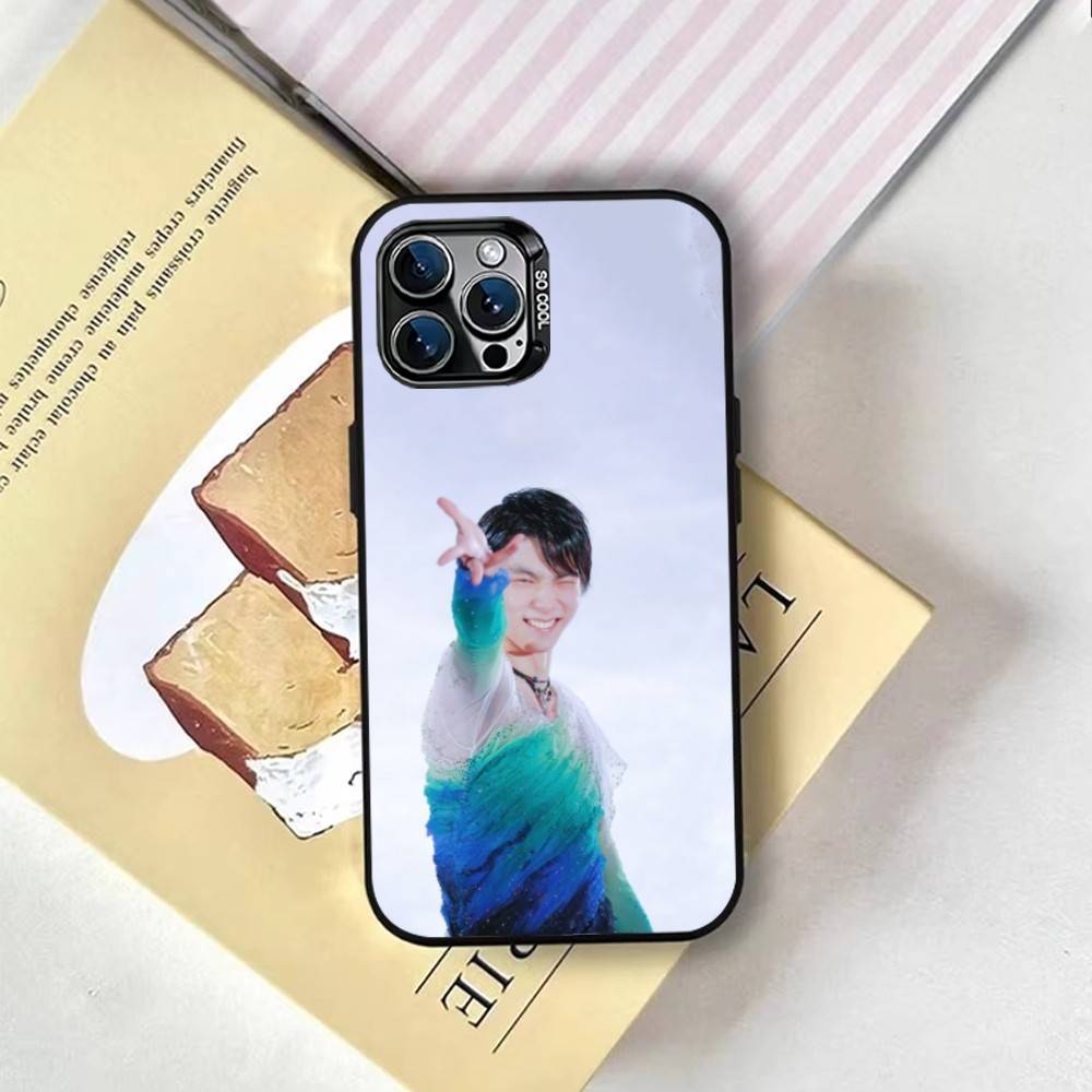 4A Jump H-Hanyu Y-Yuzuru Phone Case For iPhone 17,16,15,14,13,12,11 Plus,Pro Max,XS,Colorful Silver Phone case Funda Cover