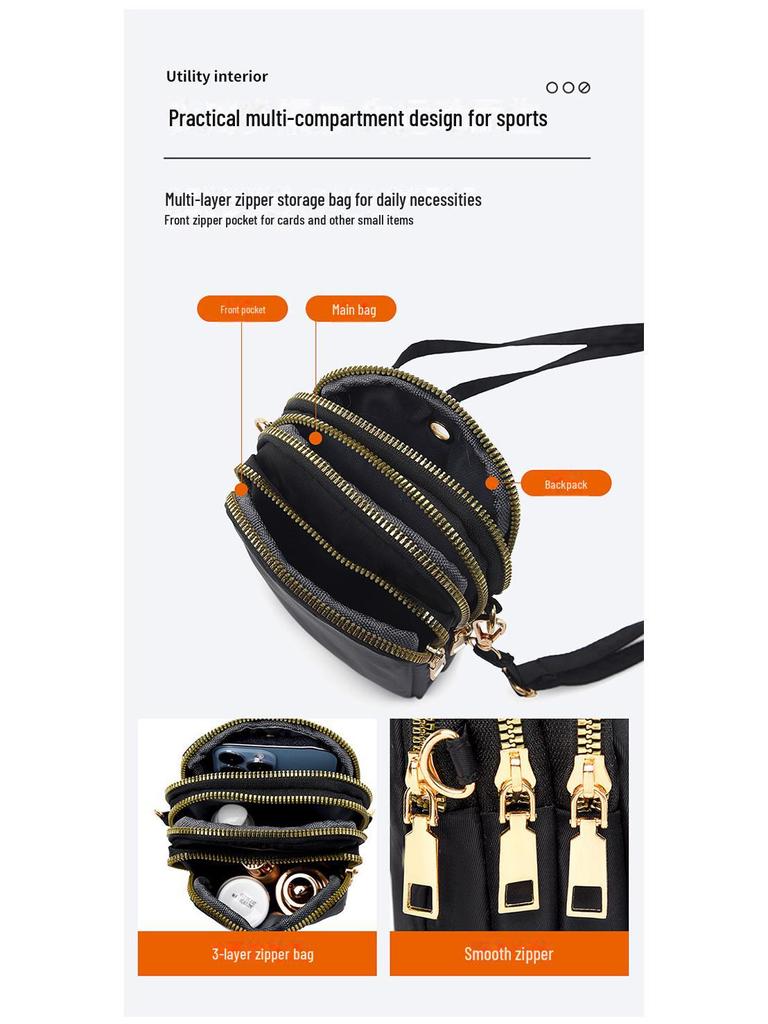 2025 New Vertical Korean Crossbody Phone Bag: Women's Trendy Mini Coin Purse