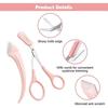 with Comb Eyebrow Trimmer Multifounction Ultra-Smooth Eyebrow Scissors Stainless Steel Makeup Beauty Scissors Female Male