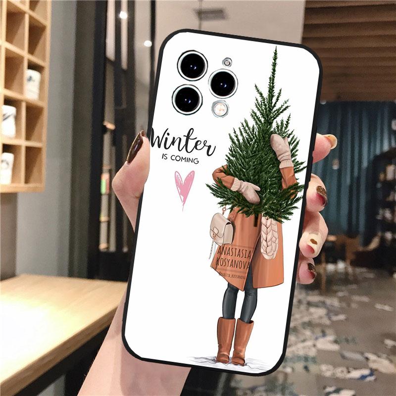 Christmas Tree Phone Case For iphone 17 Pro Max Air 16 15 14 13 Pro Max 15 16 Pro 15Plus