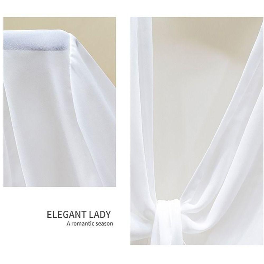 Chiffon Chiffon Shawl Multicolor Thin Coat Cloak Tulle Shawl Women