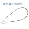 100pcs Lobster Clasp Wax Rope Waxed Thread Leather Cord Necklace DIY Jewelry Accessory