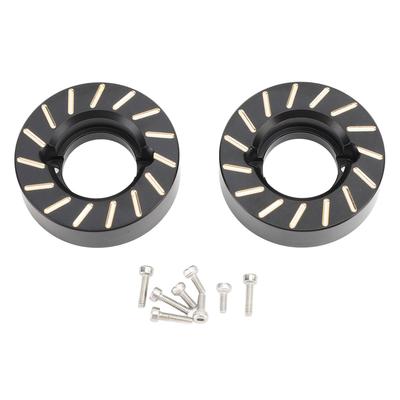 2PCS Heavy Brass Wheel Knuckle Counterweights Fit for SCX10 II 90046 RC Crawler Car Upgrade Parts