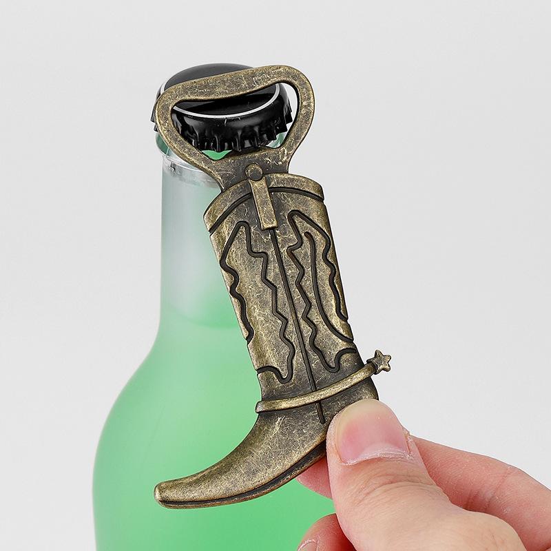 10 Pieces Cowboy Boot Bottle Opener Zinc Alloy Beer Bottle Opener Sending Friends and Relatives Wedding Party Small Gifts