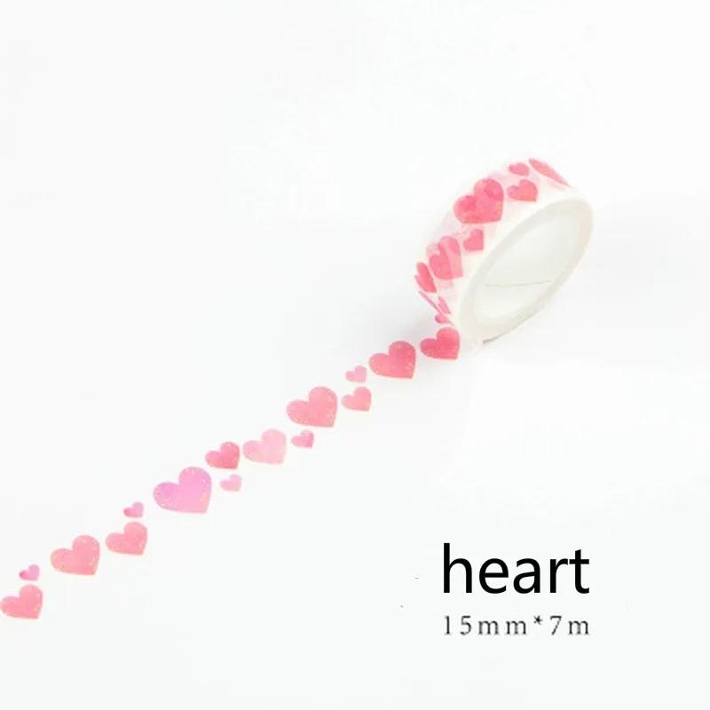 7m*1.5mm Japanese Masking Washi Tape Decorative Adhesive Tape Decora Diy Scrapbooking Sticker Label Stationery
